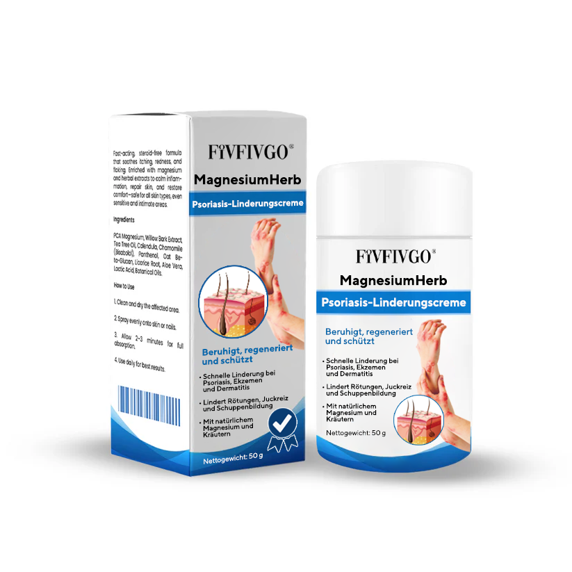 Fivfivgo® MagnesiumHerb Psoriasis-Linderungscreme
