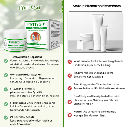 Fivfivgo® Fortgeschrittene Hämorrhoiden-Heilcreme