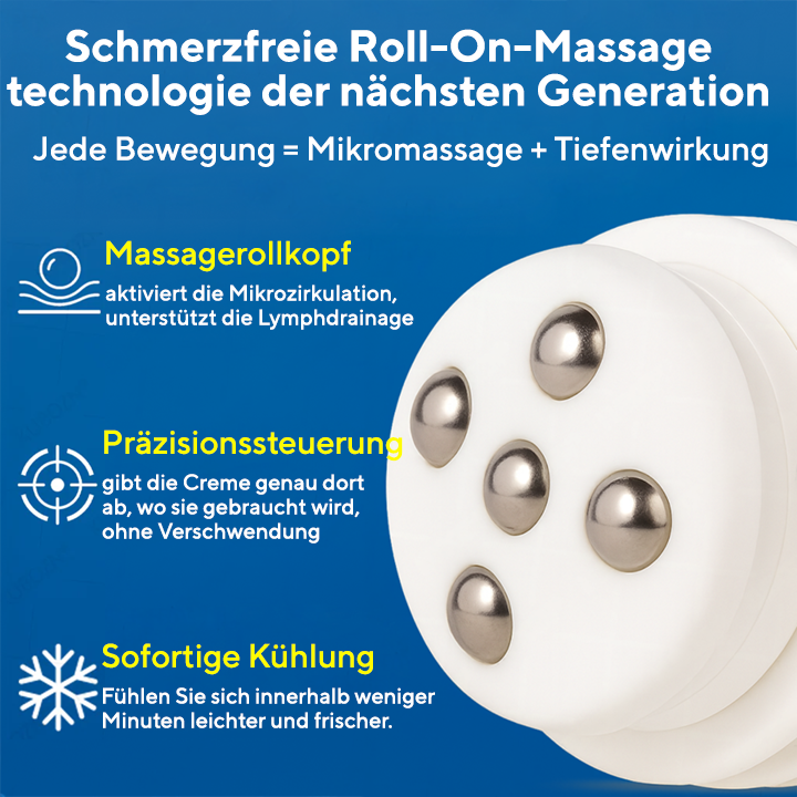 NovaRX® Roll-On-Pumpcreme für Lymphdrainage und Linderung von Schwellungen