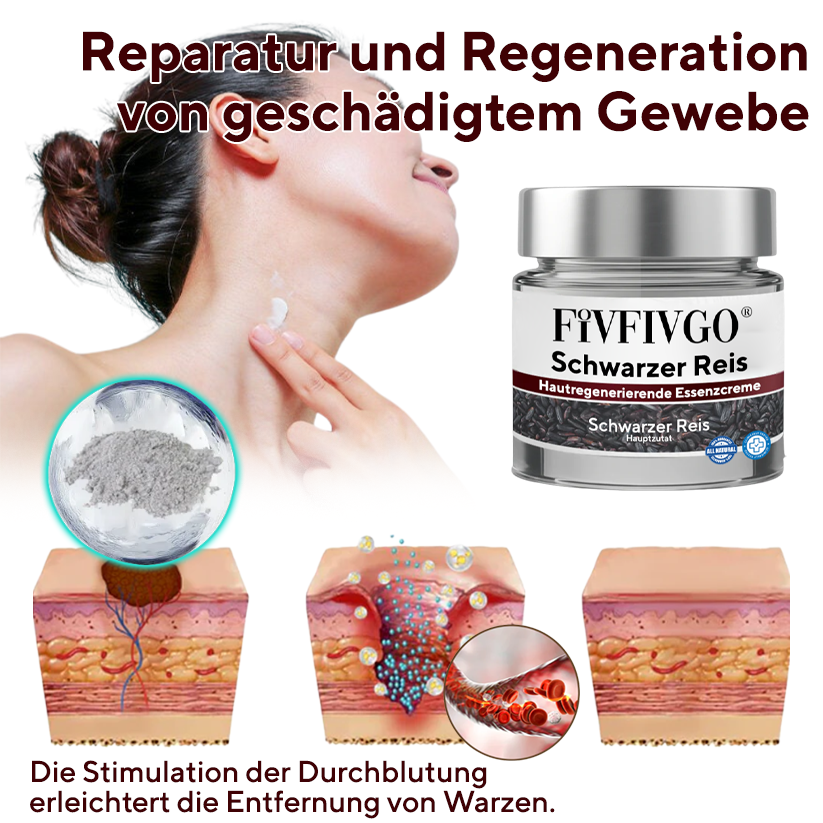 Fivfivgo® Schwarzer Reis Hautregenerierende Essenzcreme