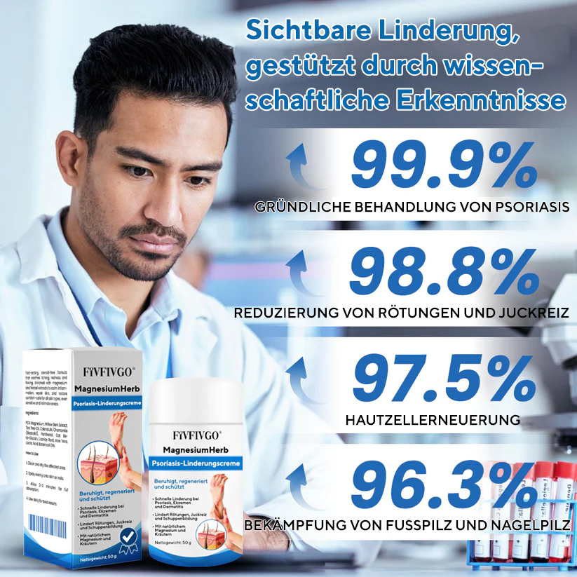 Fivfivgo® MagnesiumHerb Psoriasis-Linderungscreme