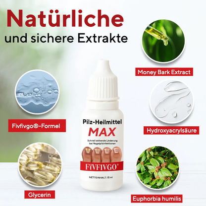 Fivfivgo® Pilz-Heilmittel Max – Schnell wirkende Linderung bei Nagelpilzinfektionen