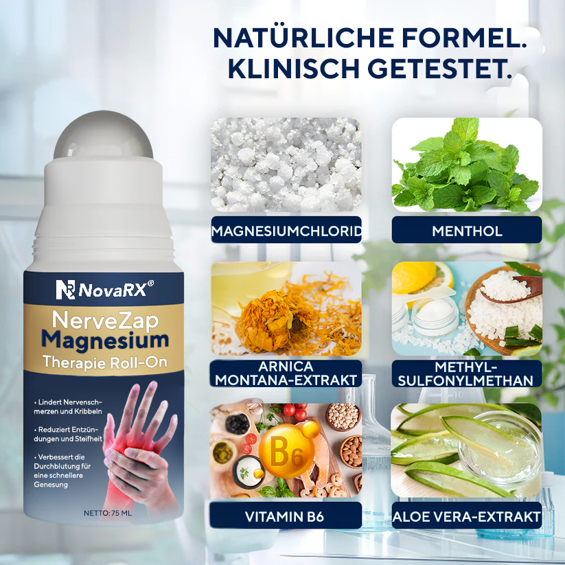NovaRX® NerveZap Magnesium-Therapie Roll-On
