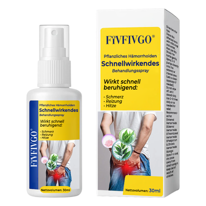 Fivfivgo® Pflanzliches Hämorrhoiden Schnellwirkendes Behandlungsspray