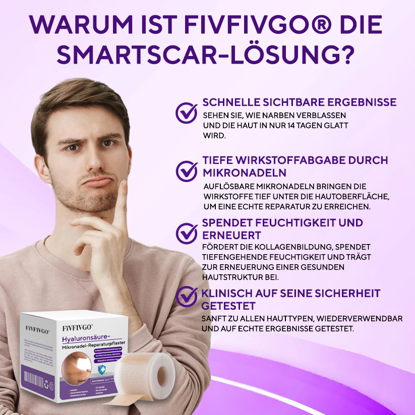 Fivfivgo® Hyaluronsäure-Mikronadel-Reparaturpflaster
