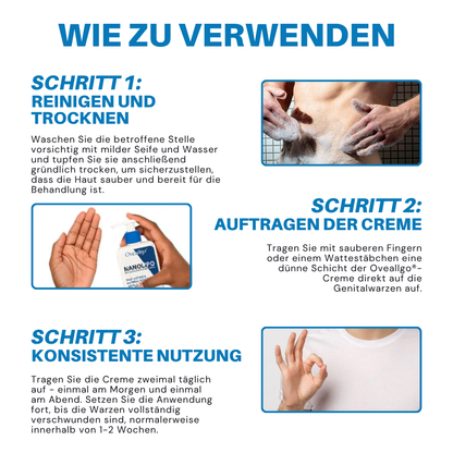 Oveallgo® NanoLipo HPV Genital Warzen Radiergummi Creme
