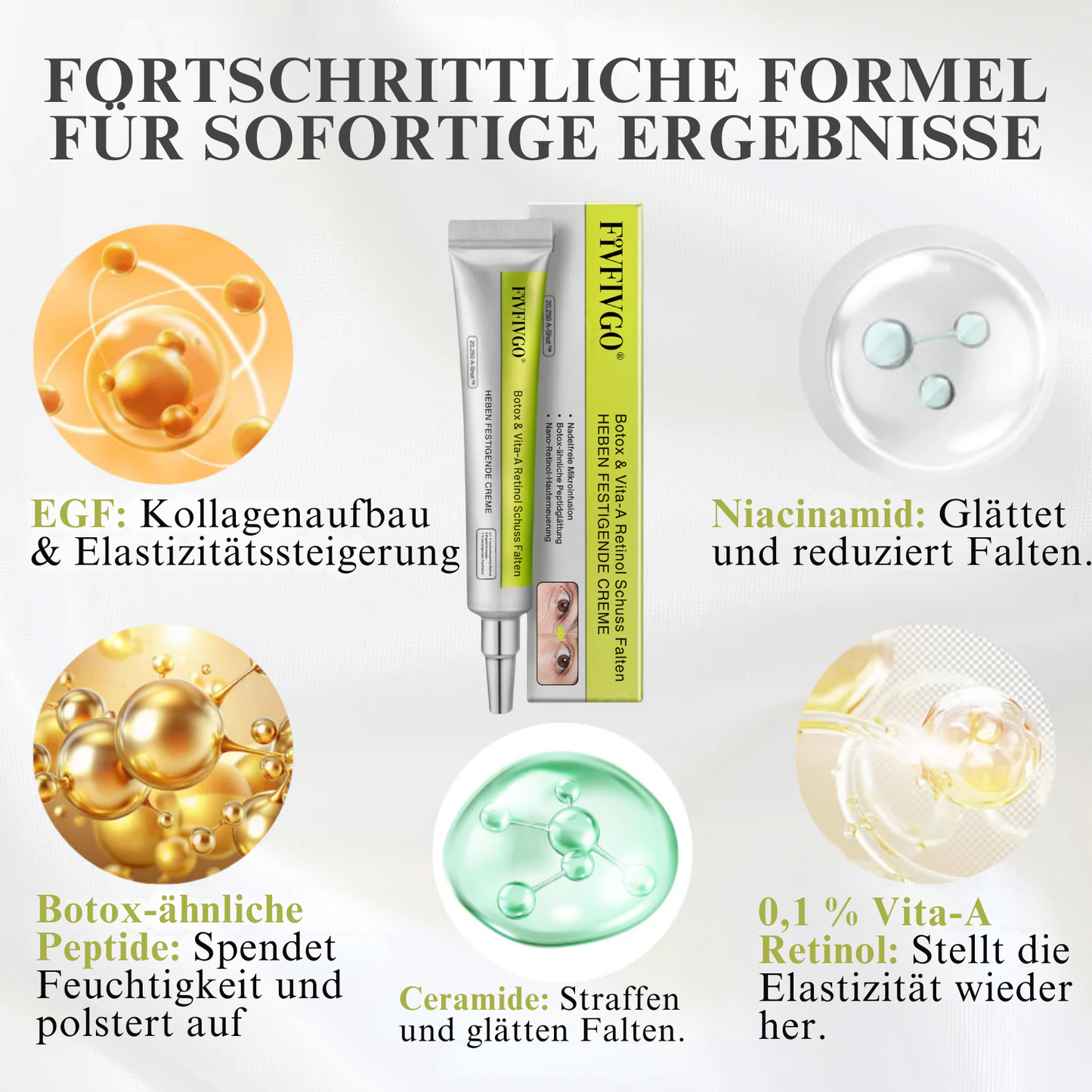 Fivfivgo® Botox & Vita-A Retinol Schuss Falten - Heben Festigende Creme