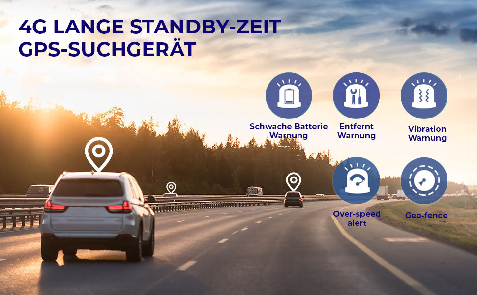 Fivfivgo™ EasyFind Magnetischer Mini-GPS-Tracker