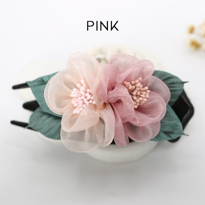 Elegante florale Haarspange 