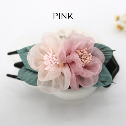 Elegante florale Haarspange 
