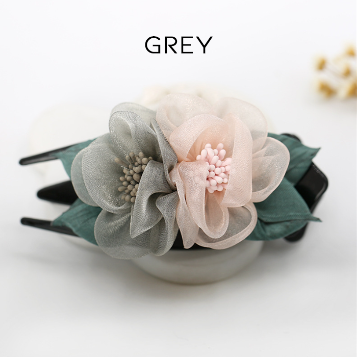 Elegante florale Haarspange 