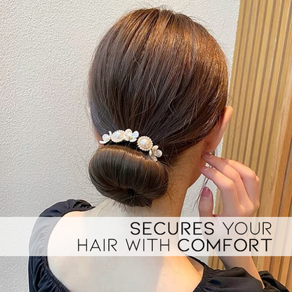 Eleganter, einfacher Perlen-Haarknoten-Maker 