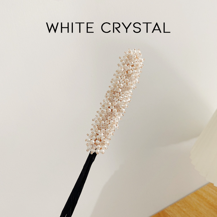 Eleganter, einfacher Kristall-Haarknoten-Maker 