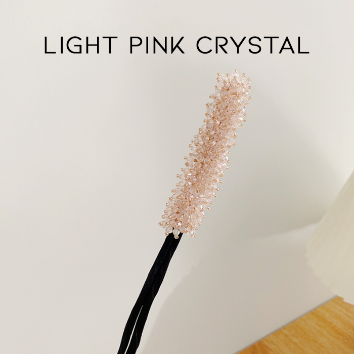 Eleganter, einfacher Kristall-Haarknoten-Maker 